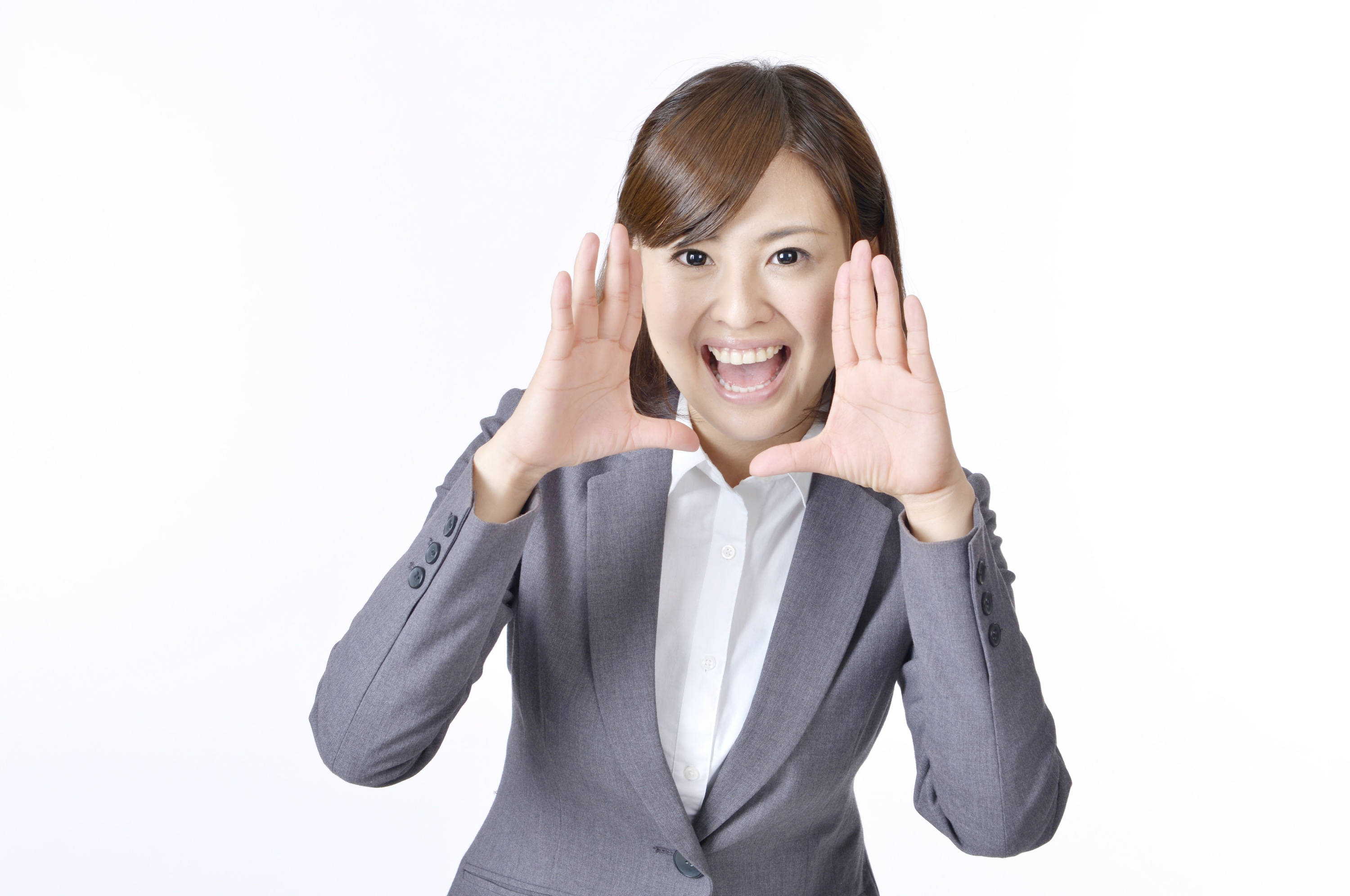 キャッシュバックについて話しているOL